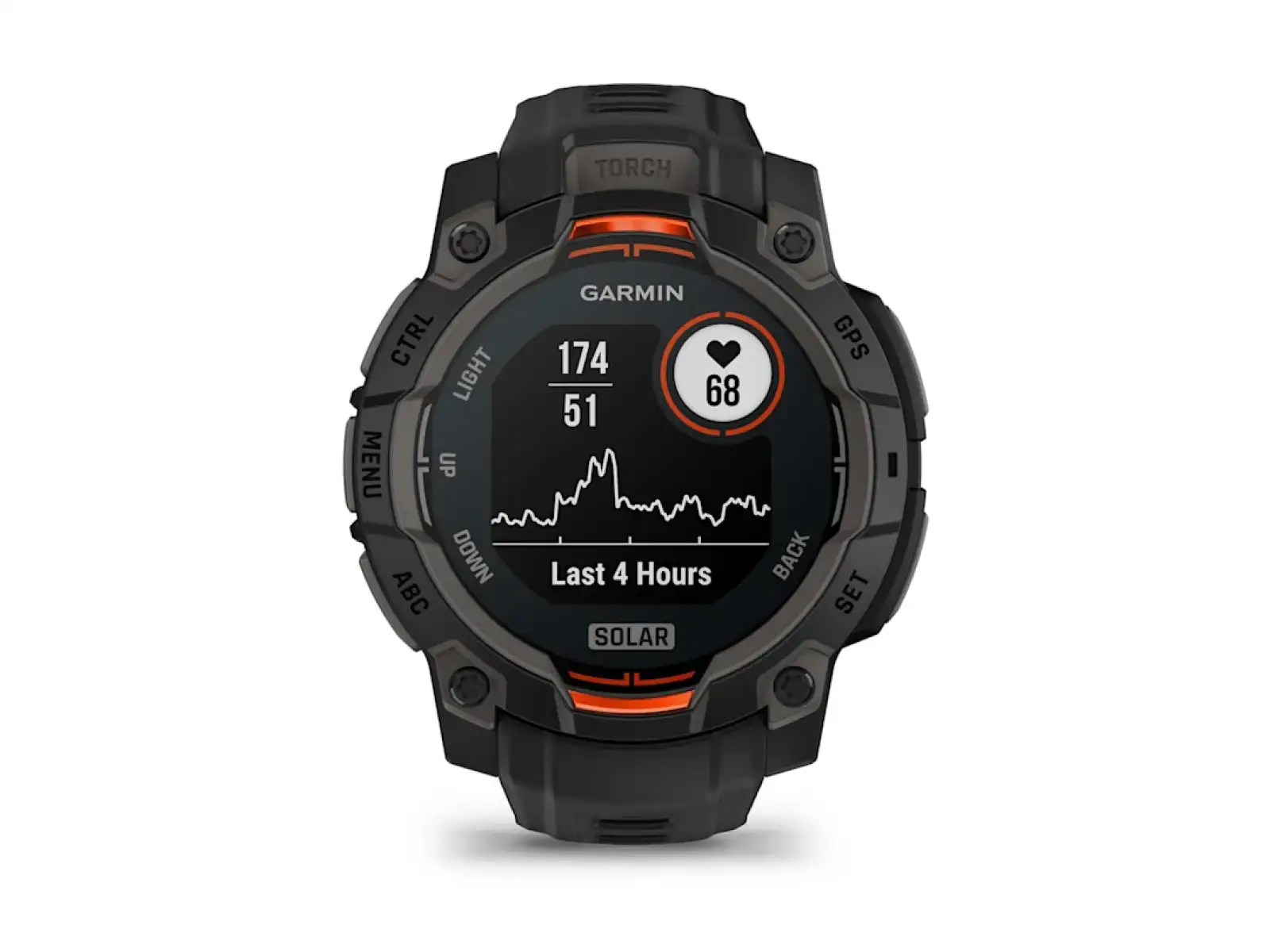 Garmin Instinct 3 Solar 45 mm smart watch Black/Black strap
