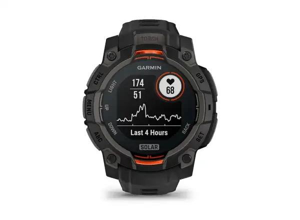 Garmin Instinct 3 Solar 45 mm smart watch Black/Black strap