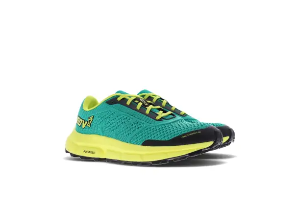 Inov-8 Trailfly Ultra G 280 women's running shoes Aqua/Yellow