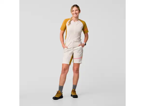 Salewa Vento AM HZT women's jersey short sleeve Oatmeal