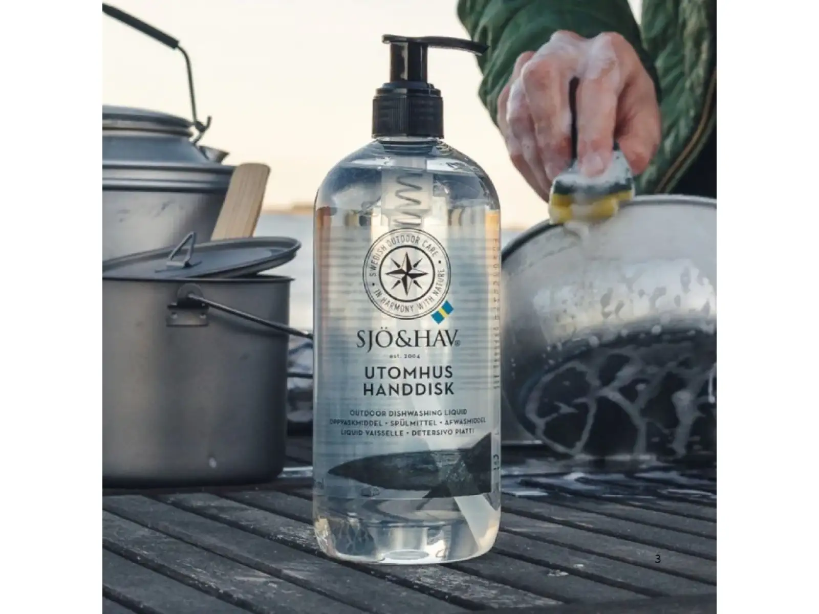 Sjö&Hav biodegradable outdoor dishwashing detergent 500 ml