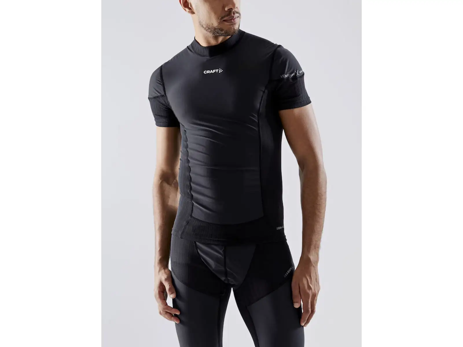 Craft Active Extreme X Wind men's shirt short sleeve black