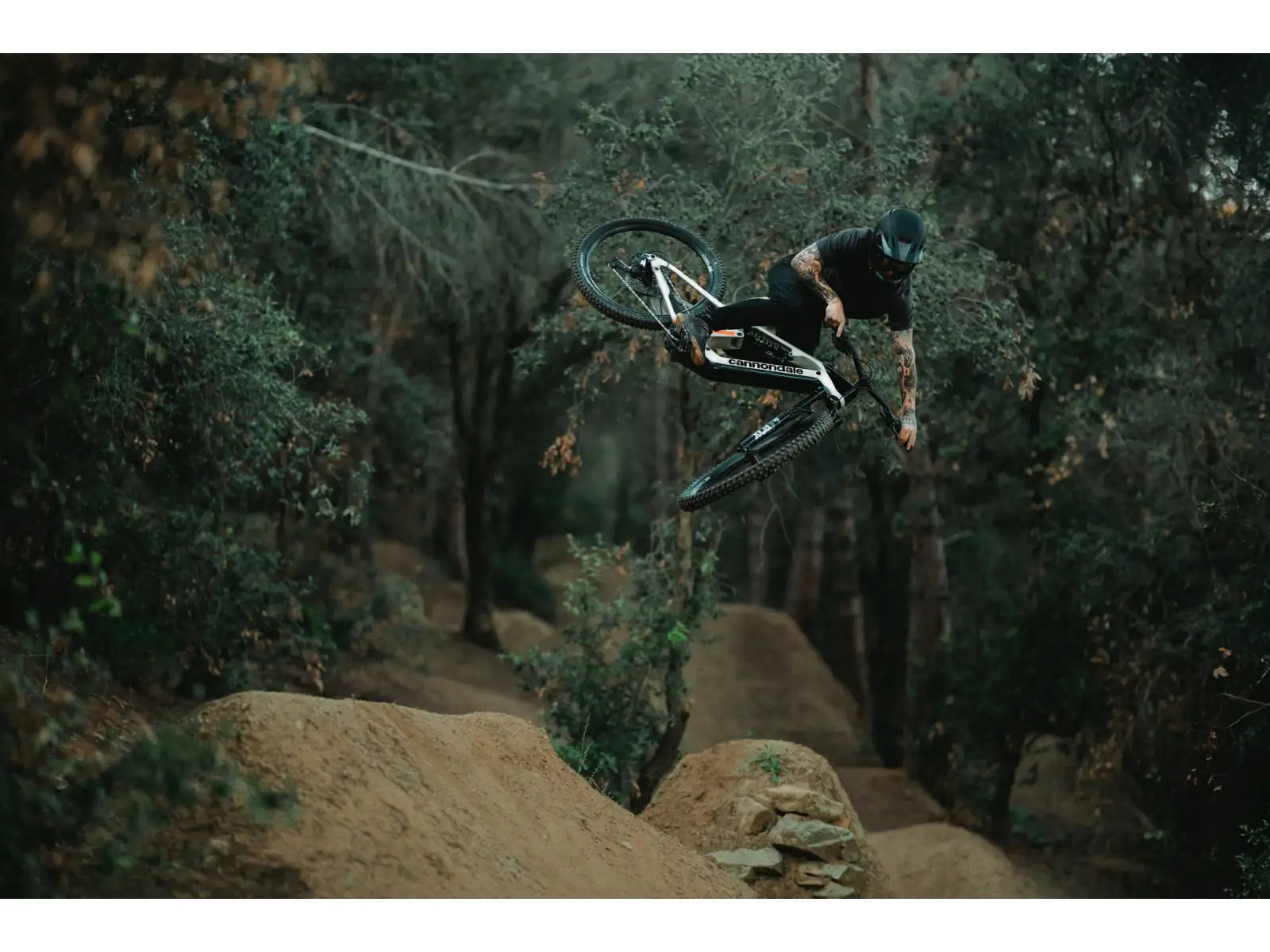 Cannondale Moterra Carbon LT 1 full-suspension e-bike Tiger Shark