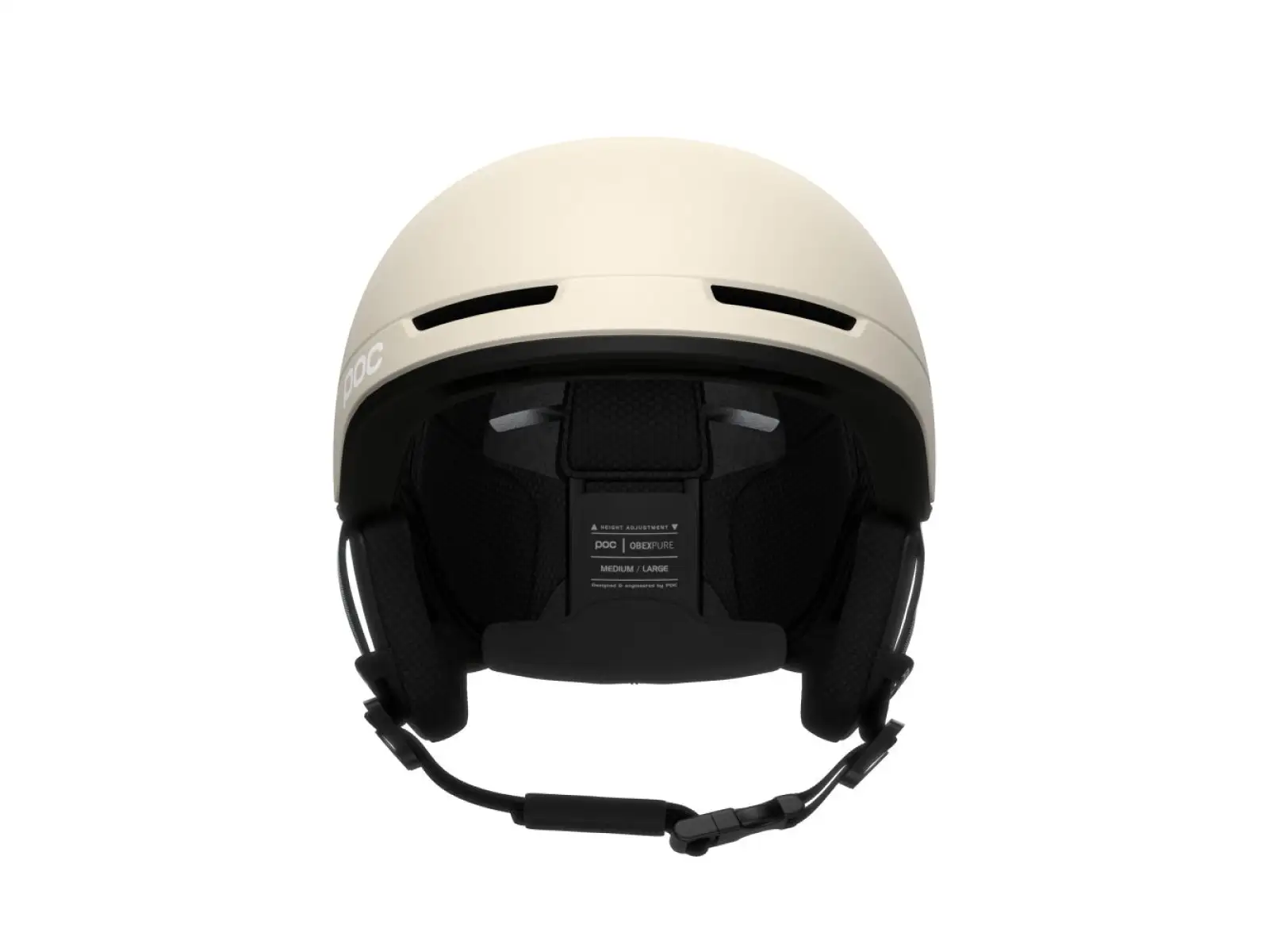 POC Obex Pure Selentine ski helmet Off-White Matt