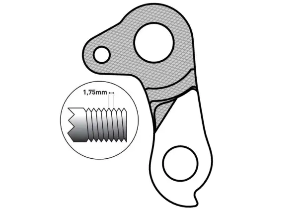 Union GH-251 derailleur hanger Bulls