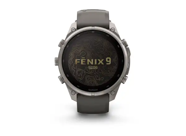Garmin Fénix 9 Pro inReach Solar 47 mm Titanium Pebble Gray/Silver Gray