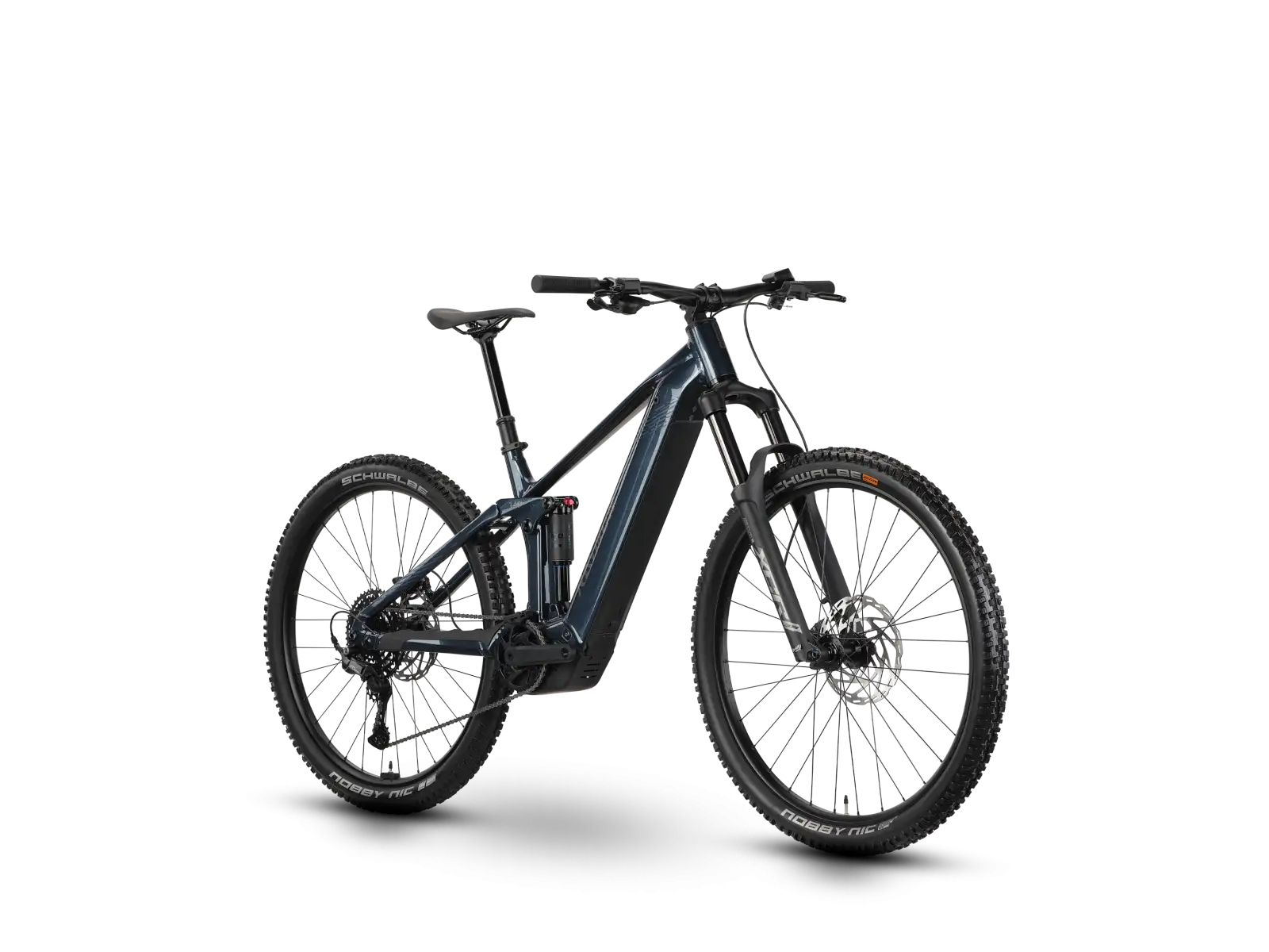 Raymon Korak Comp steelblue/taupe full suspension e-bike