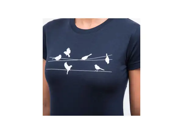 Sensor Merino Active women's T-shirt short sleeve Deep Blue