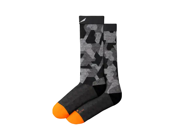 Salewa Pedroc Camo Merino Crew Socks Men Black Out