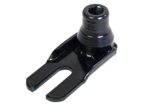 Rack adapter for frame with disc brake