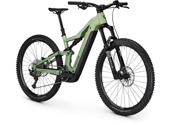 Focus THRON 8 800Wh full-suspension e-bike Mintgrey matt / Artichokegreen matt