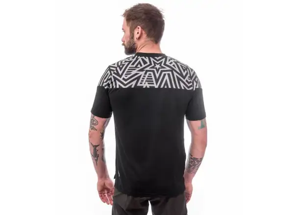 Sensor Helium men's jersey short sleeve black/Stars