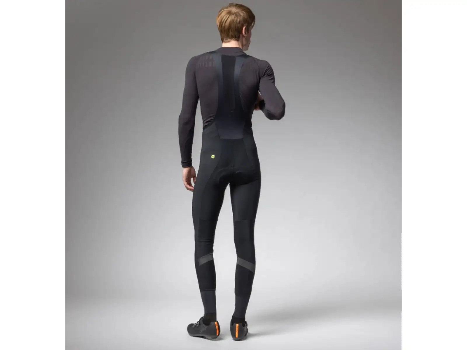Alé R-EV1 Clima Warm Plus 2.0 men's winter bib tights with insert Black
