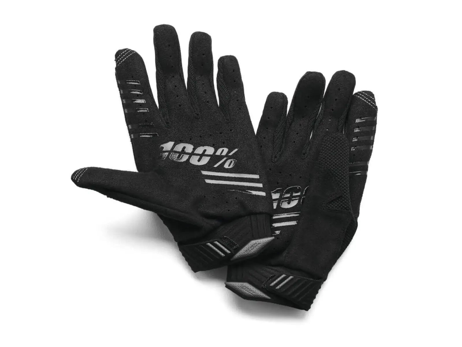 100% R-Core Long Gloves Men Black
