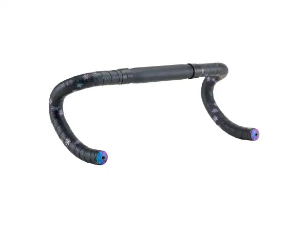 Supacaz Super Sticky Kush Galaxy bar tape Oil Slick/Oil Slick Plugz