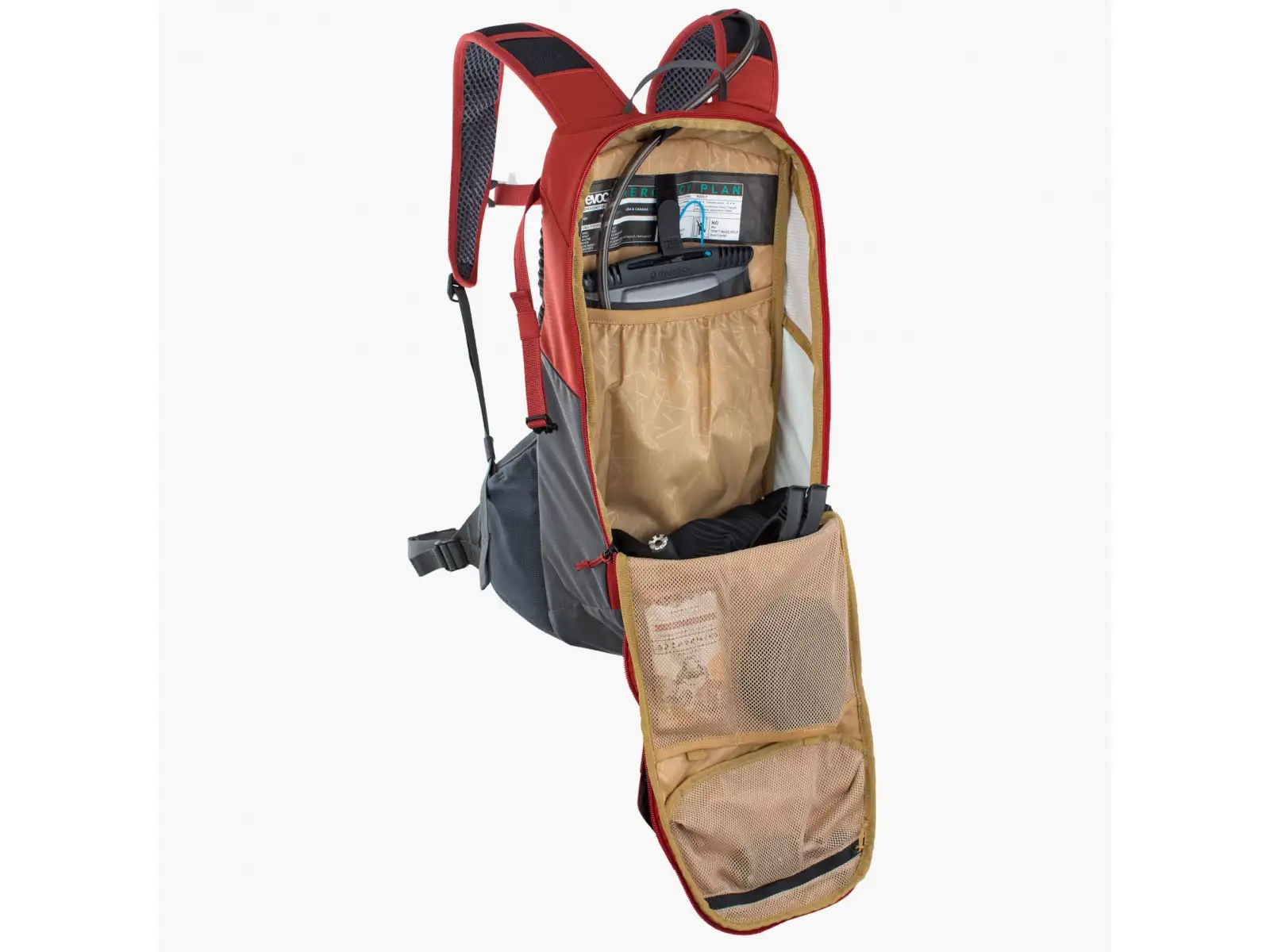 Evoc Ride 12 backpack 12 l chili red/carbon grey