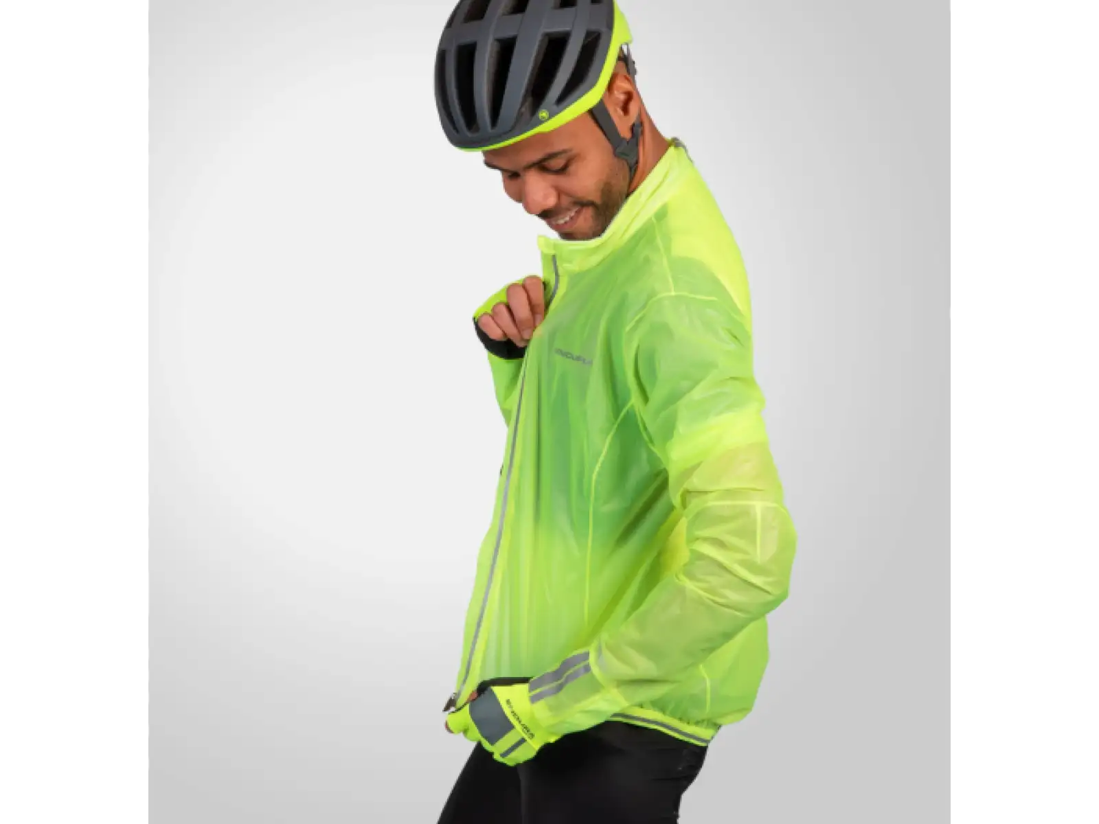 Endura FS260-Pro Adrenaline Race Cape II men's jacket Hi-Viz Yellow