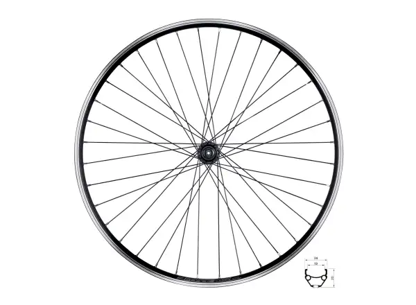 Force Classic 29 rear wheel hub Shimano