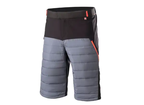 Alpinestars Denali 2 men's shorts Grisaille Black/Coral Fluo