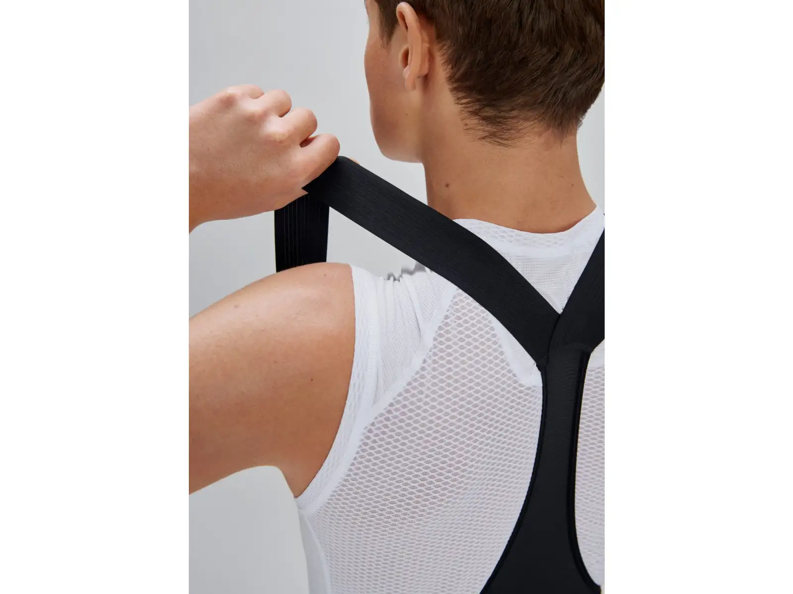 POC Raceday men's shorts with pad and bib Uranium Black