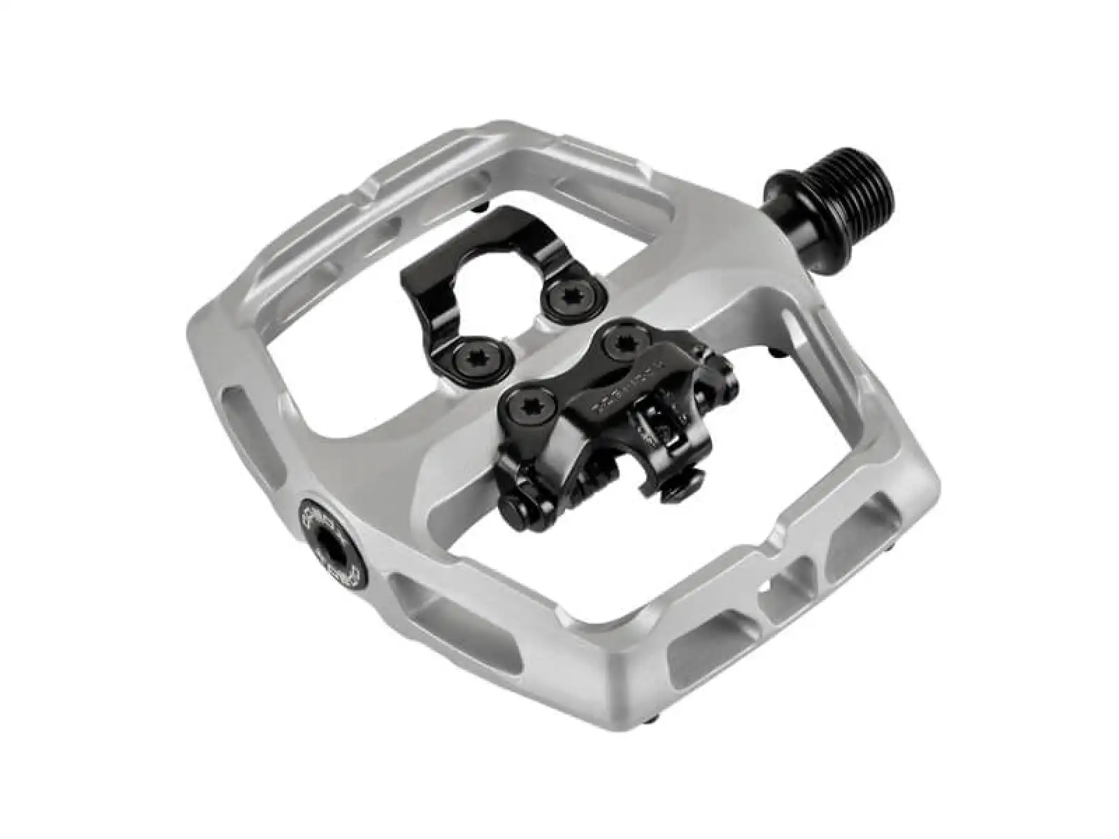 X-pedo Ambix single-sided clipless pedals silver