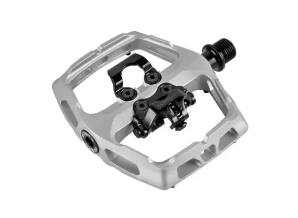 X-pedo Ambix single-sided clipless pedals silver