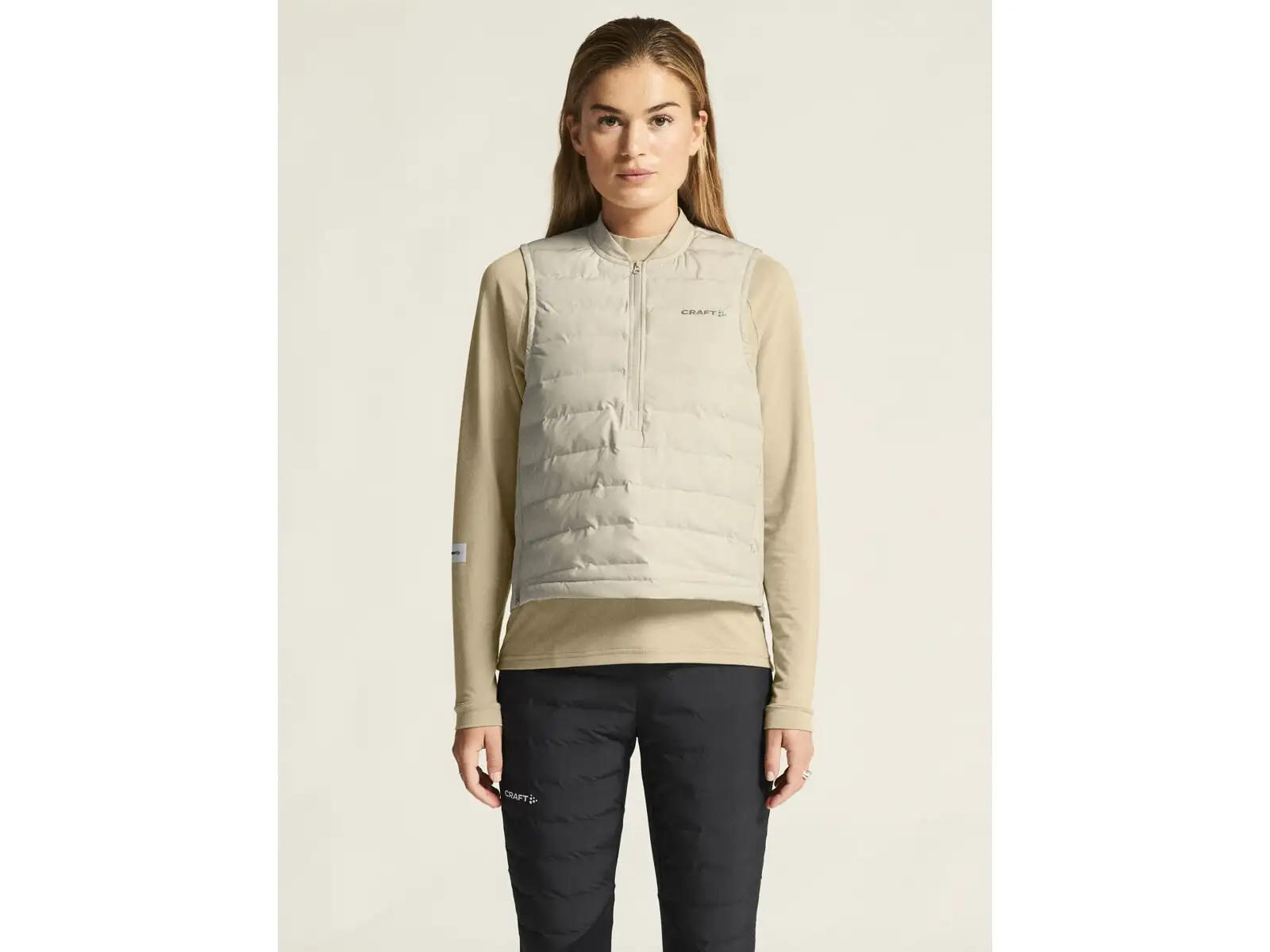 CRAFT SubZ 5 women's running vest beige