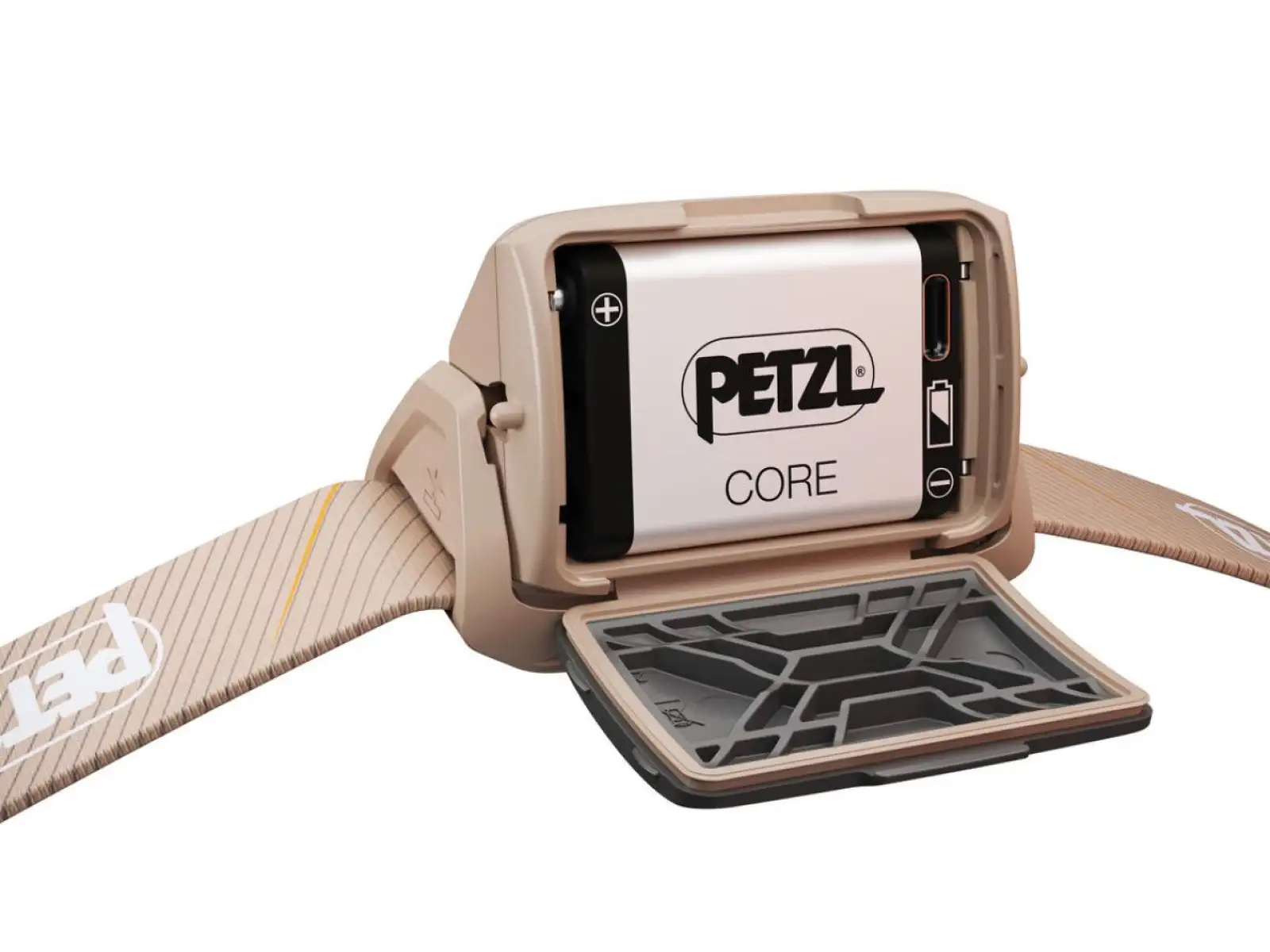Petzl TIKKA CORE 2025 headlamp brown