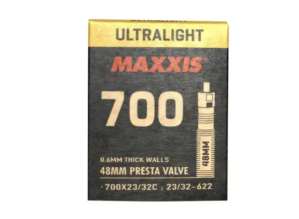 Maxxis Ultralight road tube 700x18/25 gal. valve