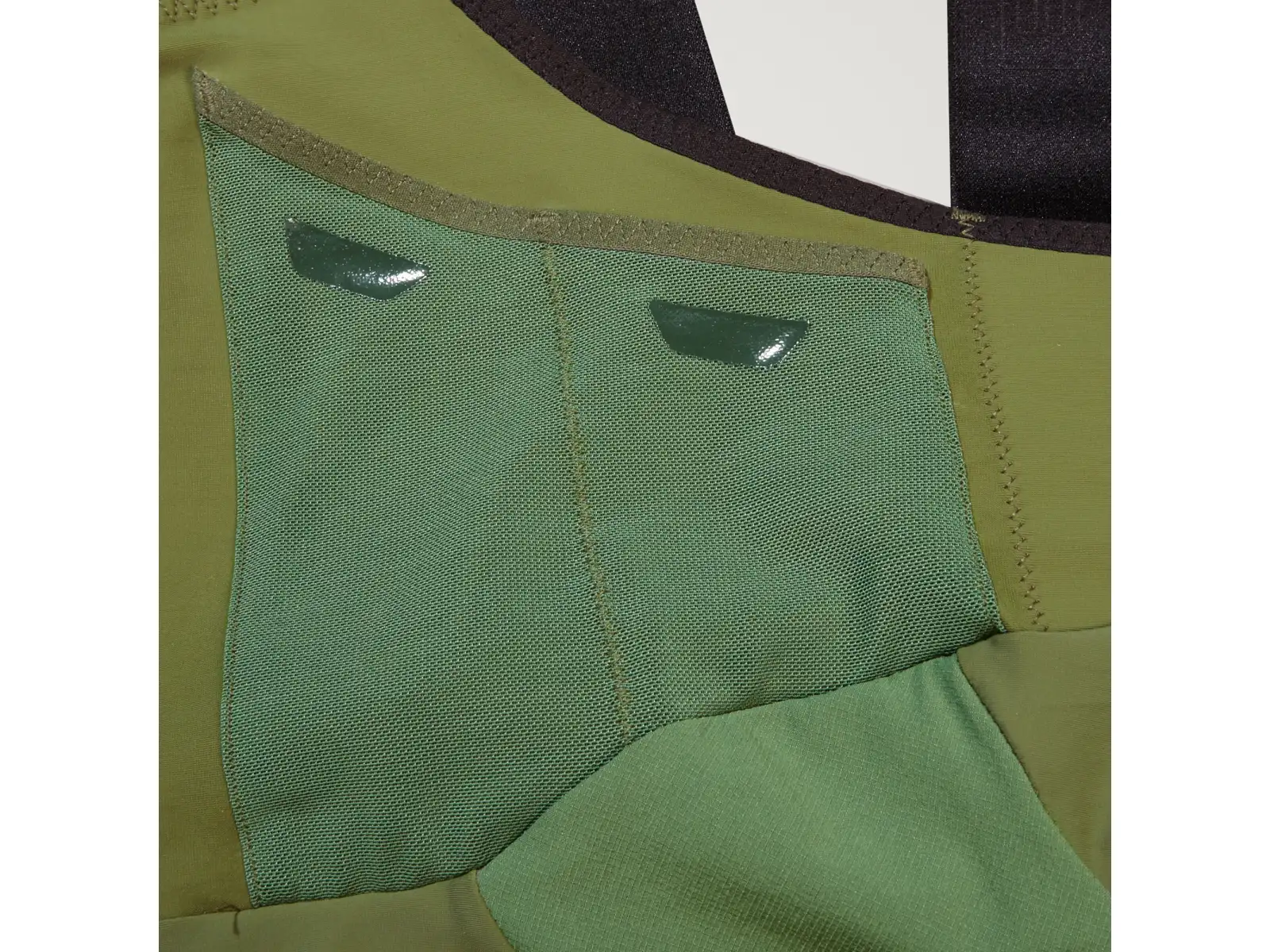 Endura GV500 Reiver men's bib shorts with pad Olive Green