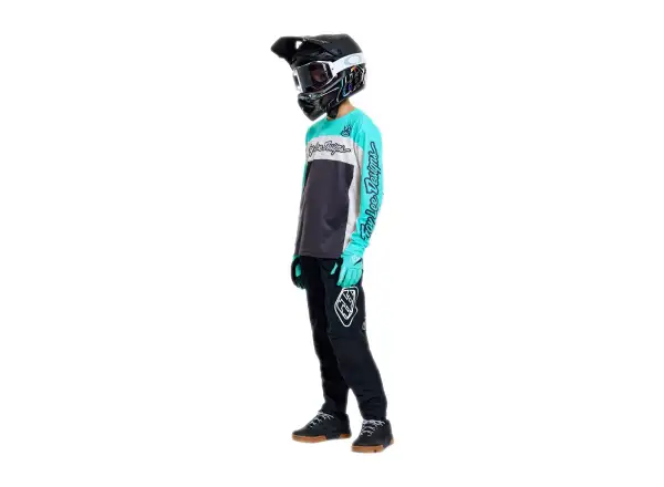 Troy Lee Designs Youth Sprint Pro kids jersey long sleeve Yo Moto Carbon