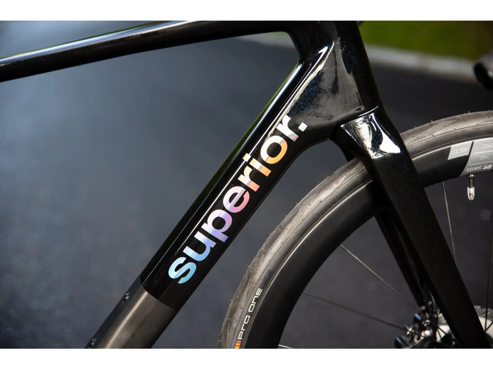 Superior XR 9.7 GF road bike Gloss Rainbow Black / Carbon