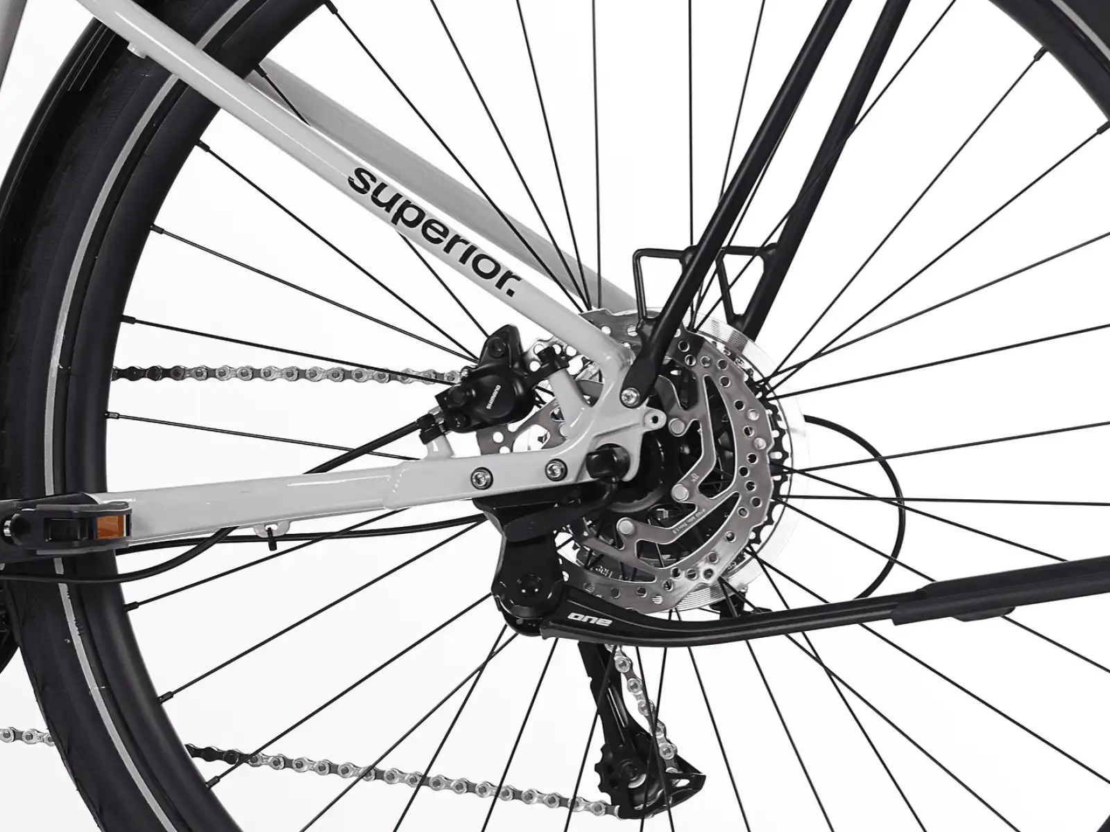Superior Blox 6.2 T city bike Gloss Grey