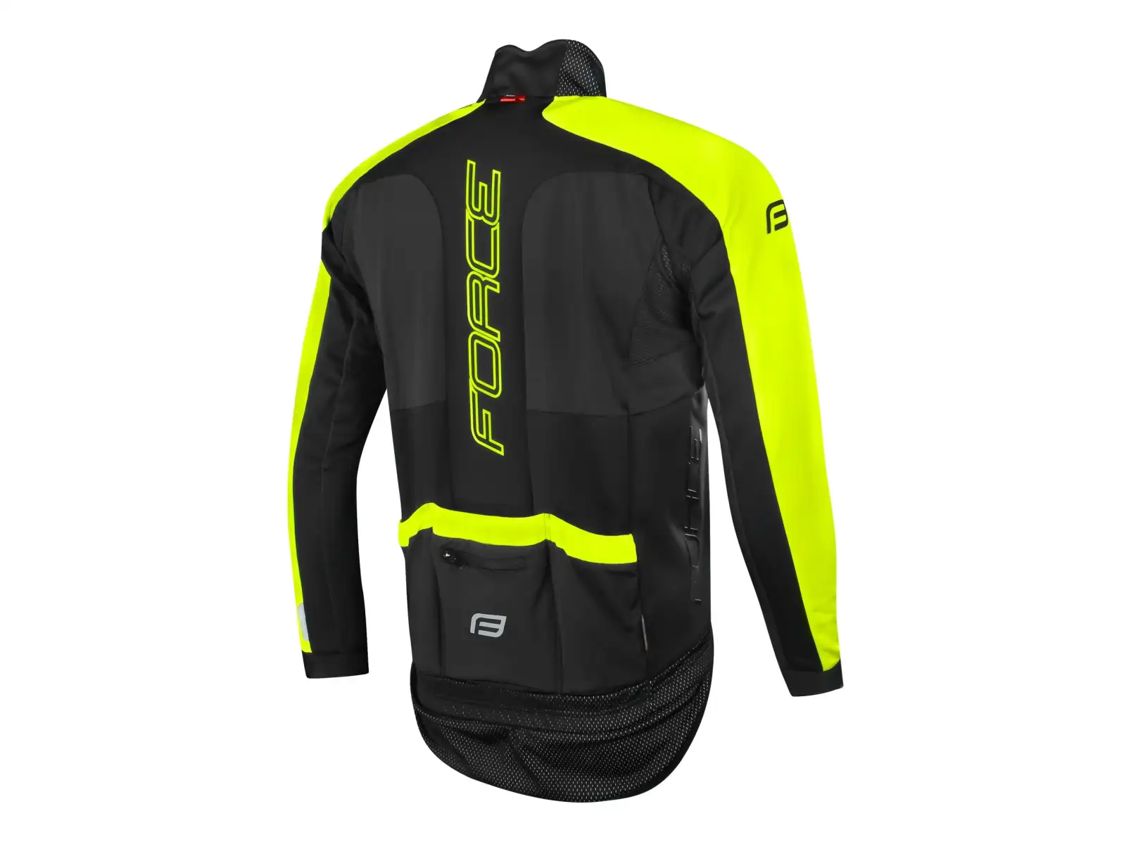 Force X100 winter jacket black/fluo