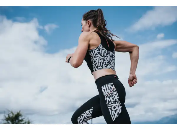 Dynafit Trail Crop Top women's sleeveless shirt Black Out