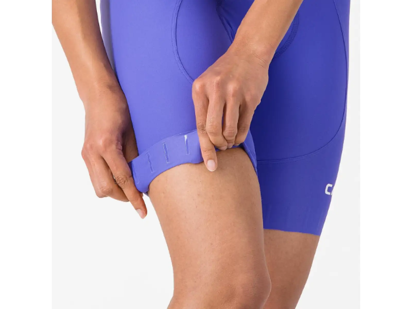 Castelli Espresso 2 W women's shorts with pad and bib Ultraviolet