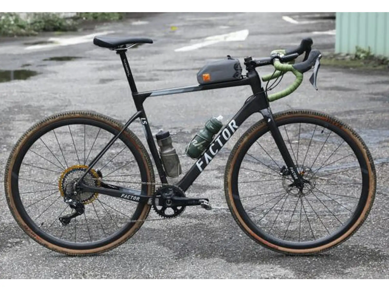 Woho X-Touring Top-tube Bag Dry 1.1 l frame bag Honeycomb iron Grey