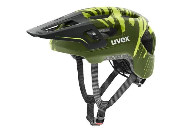 Uvex React JR Fullface MTB helmet Dark olive matt