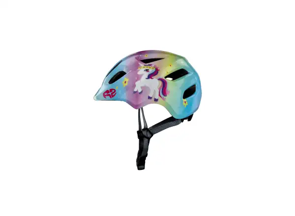 R2 Pump kids helmet light blue/pink/yellow