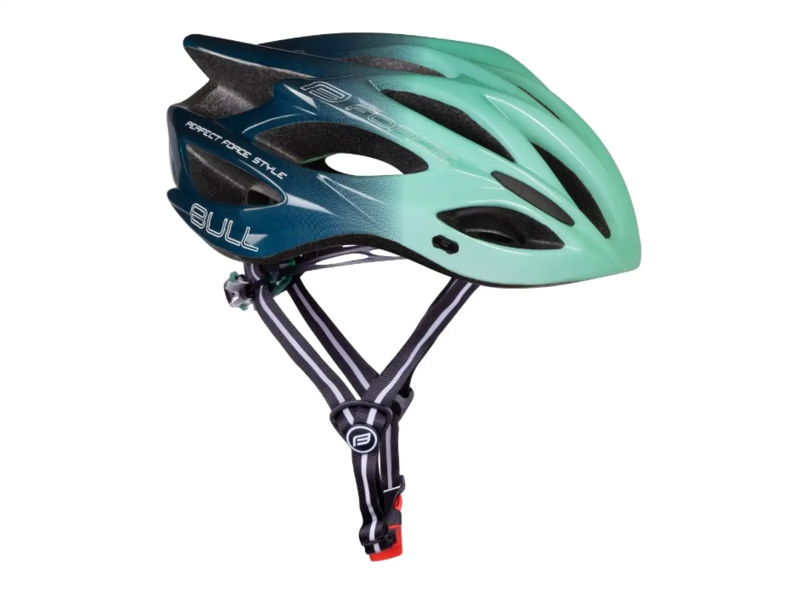 Force Bull Hue cycling helmet mint/navy blue