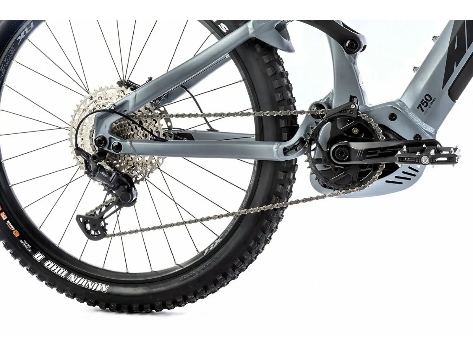 Apache Quruk 1 full-suspension e-bike gray