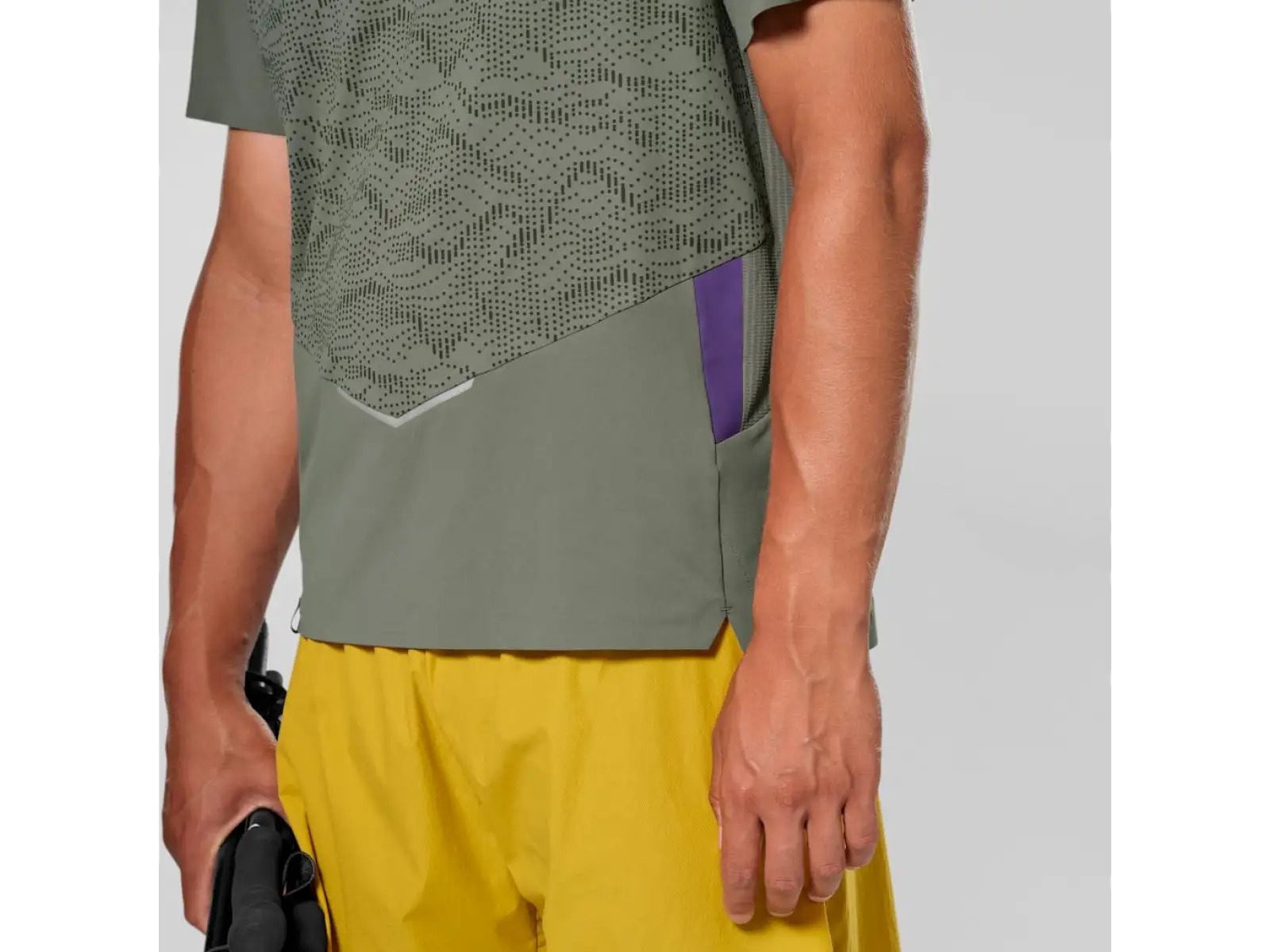 Salewa Pedroc Tech Dry men's short sleeve T-shirt Foaded green