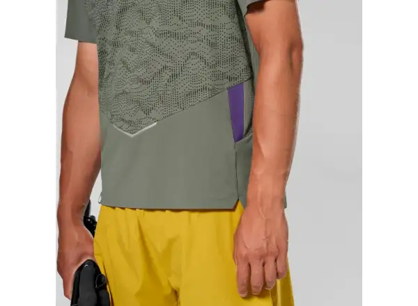 Salewa Pedroc Tech Dry men's short sleeve T-shirt Foaded green