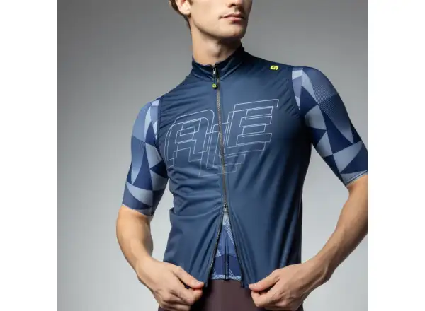 Alé PR-E Sauvage men's cycling vest Blue