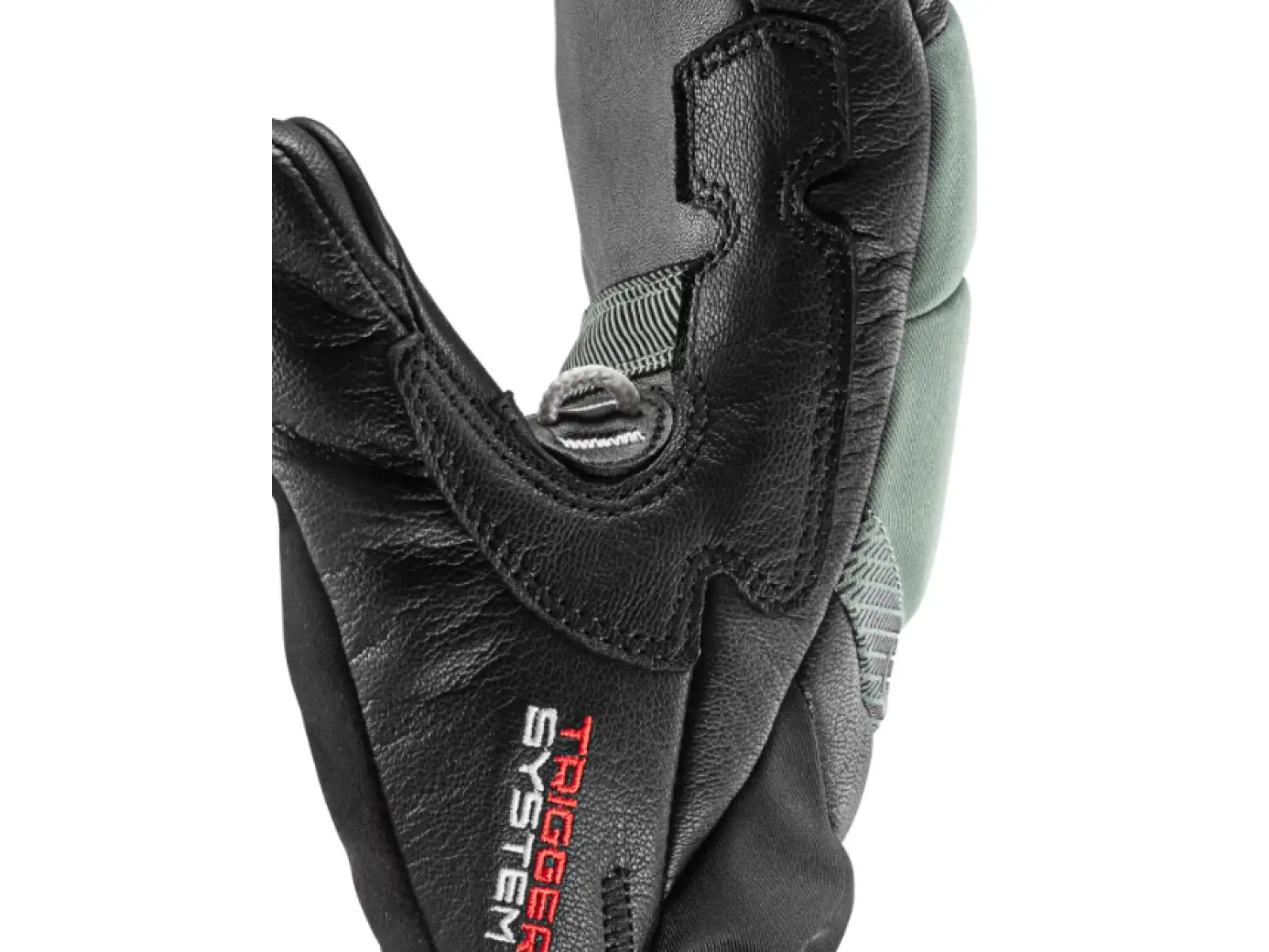 Leki Griffin Base 3D Women Mitt Black-Dusty Green