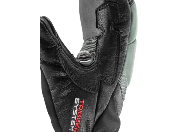 Leki Griffin Base 3D Women Mitt Black-Dusty Green