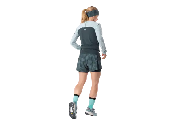 Dynafit Trail Reflective 2in1 women's running shorts Cinder