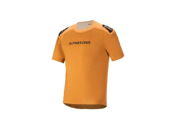 Alpinestars A-Aria Polartec Switch men's short-sleeve shirt Dark Gold