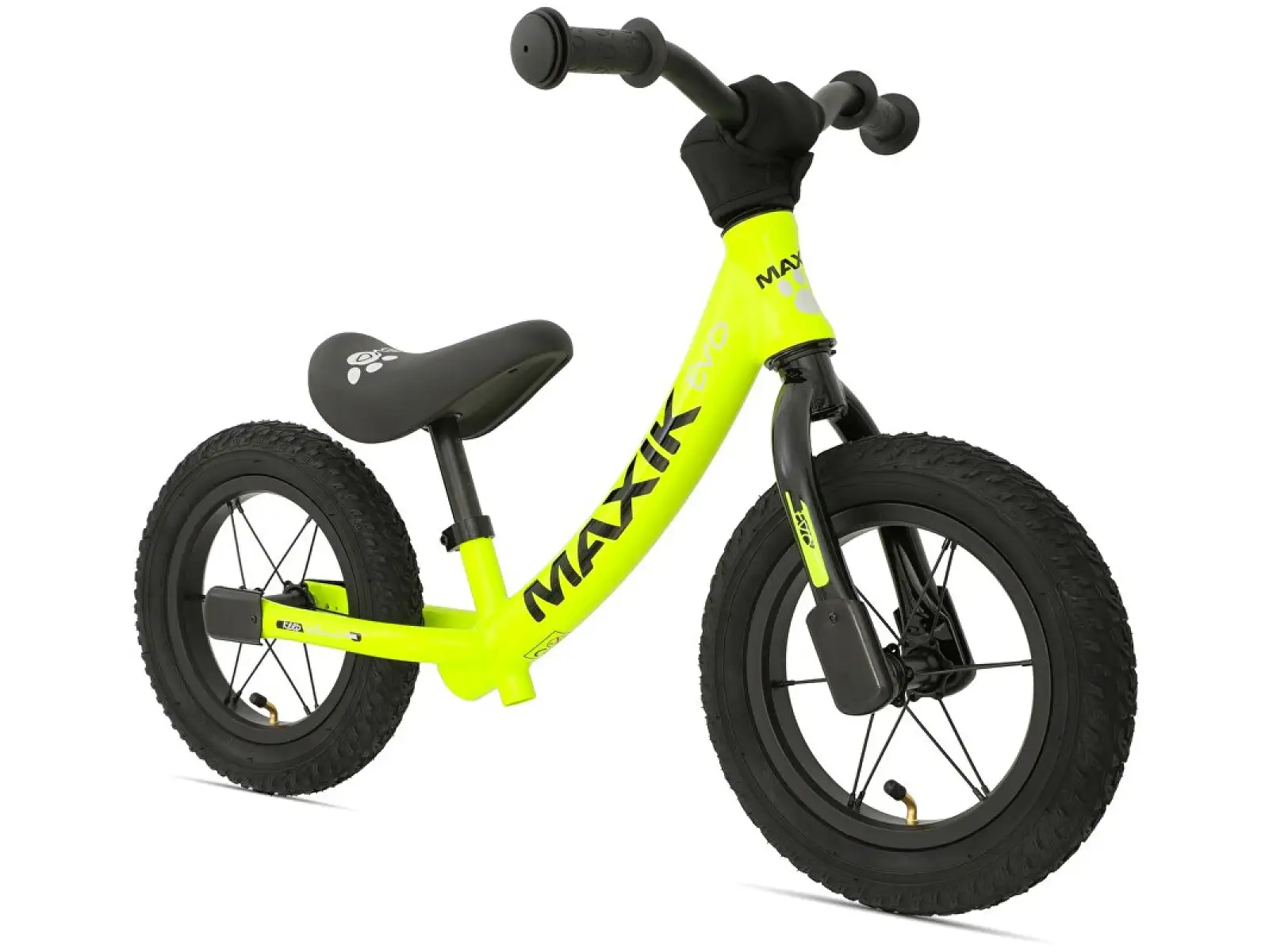 Max1 Maxík Evo Lite balance bike yellow/black