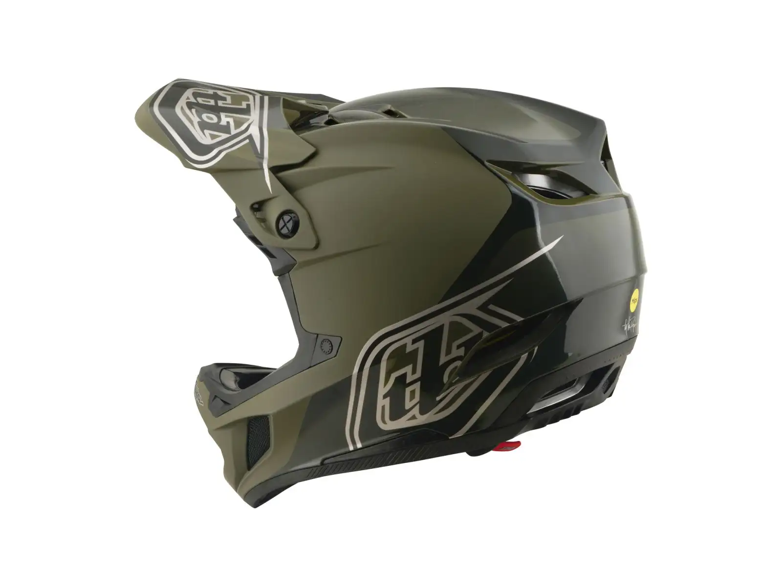 Troy Lee Designs D4 Polyacryte Mips helmet Shadow Beetle